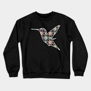 Floral hummingbird Crewneck Sweatshirt